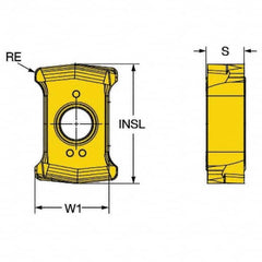 Sandvik Coromant - Indexable Drill Inserts Insert Style: DS20 Insert Size: 0407 - Americas Tooling