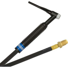 PRO-SOURCE - 200 Amp 12-1/2' Rubber Outfit 26F Air Cooled TIG Welding Torch Kit - Americas Tooling