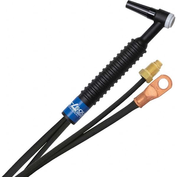 PRO-SOURCE - 125 Amp 12-1/2' Rubber Outfit 9 Air Cooled TIG Welding Torch Kit - Americas Tooling