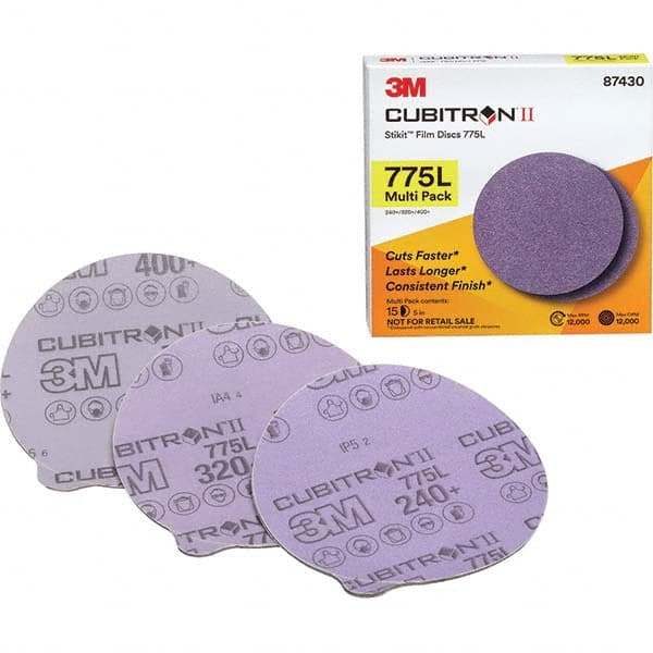 3M - Adhesive-Backed/PSA Discs Disc Diameter (Inch): 5 Abrasive Material: Ceramic - Americas Tooling