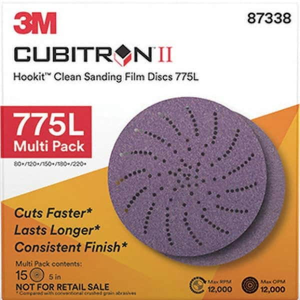 3M - Hook & Loop Discs Abrasive Type: Film Disc Disc Diameter (Inch): 5 - Americas Tooling