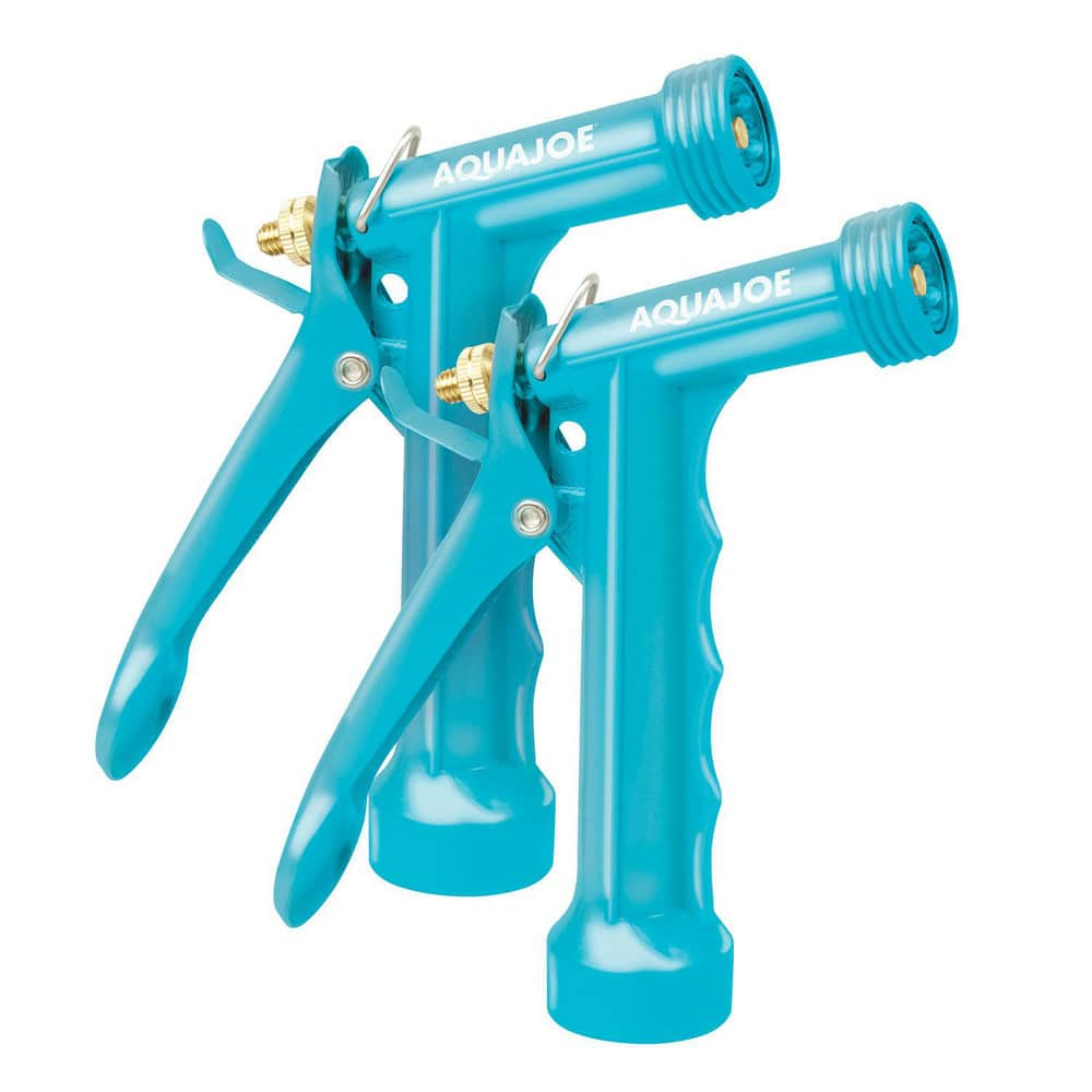 Garden Hose Spray Nozzles; Nozzle Type: Pistol-Grip Nozzle; Activation Method: Rear Trigger; Material: Metal; Thread Type: GHT; Material: Metal