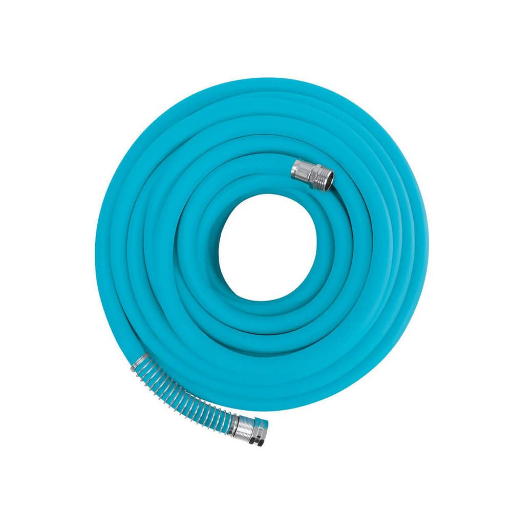 Water & Garden Hose; Hose Type: Garden; Marine; RV; Hose Diameter (Inch): 5/8; Material: Polyester; Polyvinylchloride; Thread Size: 3/4; Thread Type: GHT; Color: Blue; Overall Length (Feet): 50