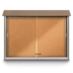 Cork Bulletin Boards; Bulletin Board Type: Enclosed Cork Bulletin Boards; Board Color: Natural Cork; Material: Recycled Plastic; Cork Over Fiberboard; Width (Inch): 52; Overall Height: 40; Overall Thickness: 5.5; Frame Material: Recycled Plastic; Overall