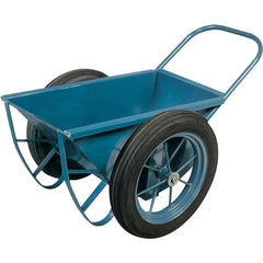 Wheelbarrows; Volume Capacity: 8.0; Load Capacity: 8; Wheel Type: Radial; Wheel Material: Rubber; Tray Material: Steel; Height (Decimal Inch): 30.0000 in; Handle Material: Steel; Color: Blue; Height (mm): 30.0000 in; Length (mm): 61.00; Length (Inch): 61.