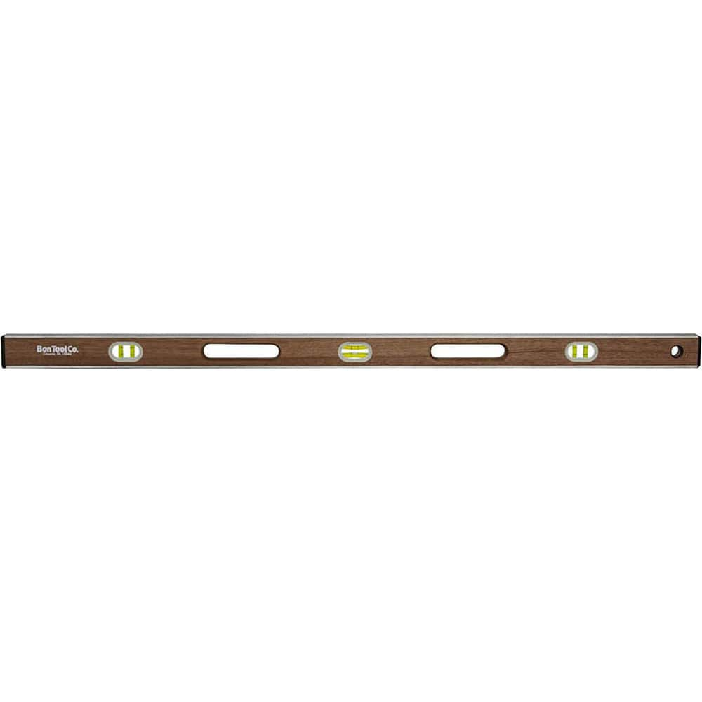 Box Beam, I-Beam & Torpedo Levels; Level Type: I-Beam; Vial Style: Bubble; Length (Inch): 48.0000; Magnetic: No; Body Material: Wood; Vial Types: Colored