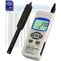 Thermometer/Hygrometers & Barometers; Probe Type: Wired Probe; Accuracy Degree (C): RH  ™70% RH ™3%;  ™0.8 ™C / 1.4 ™F; Accuracy Degree (F): RH  ™70% RH ™3%;  ™0.8 ™C / 1.4 ™F; Type: Thermo-Hygrometer; Temperature/Humidity Recorder; Hygrometer; Accuracy: