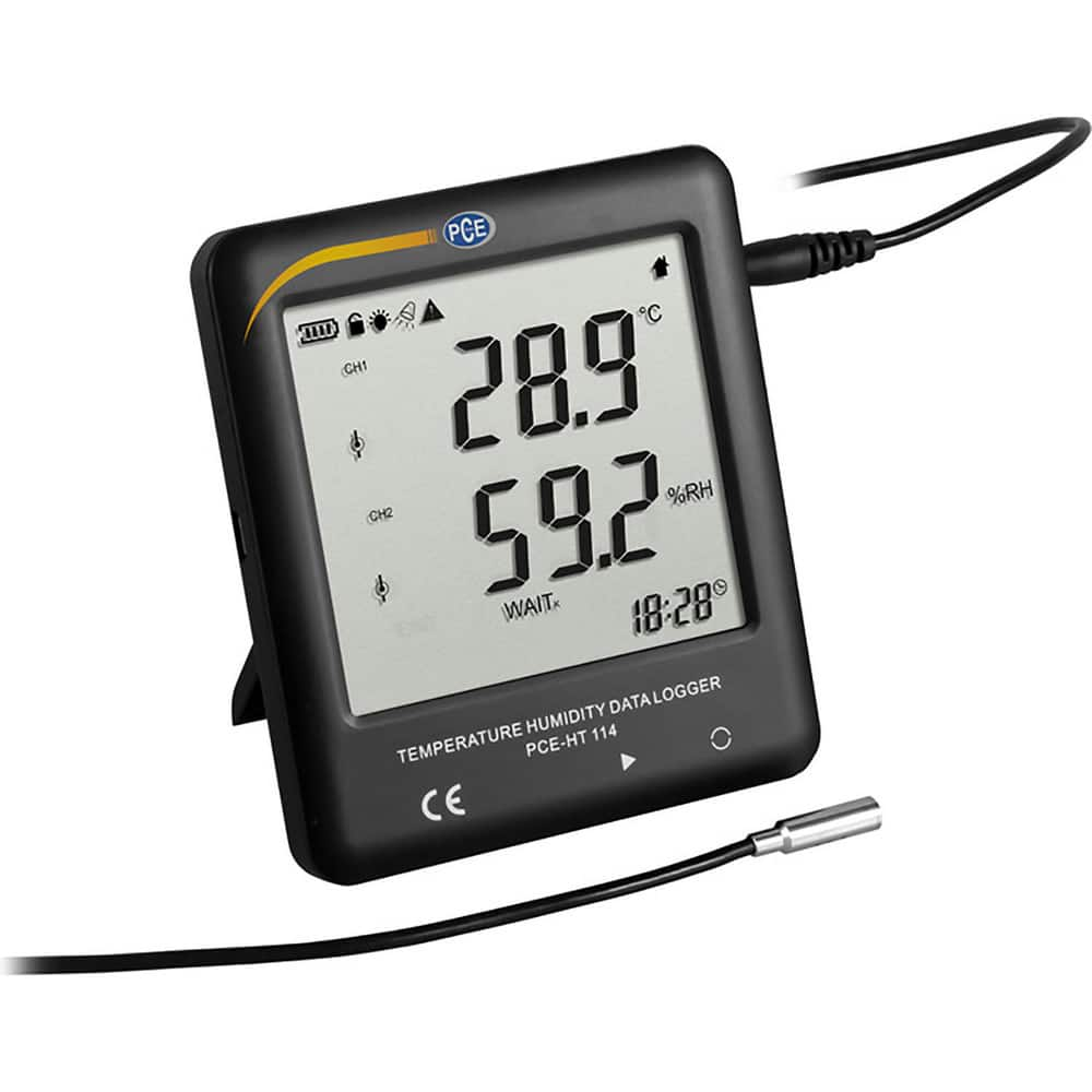 Thermometer/Hygrometers & Barometers; Probe Type: Wired Probe; Accuracy Degree (C): Temperature:   ™ 0.3 ™C / 0.54 ™F (-10 ... 65 ™C / 14 ... 149 ™F)