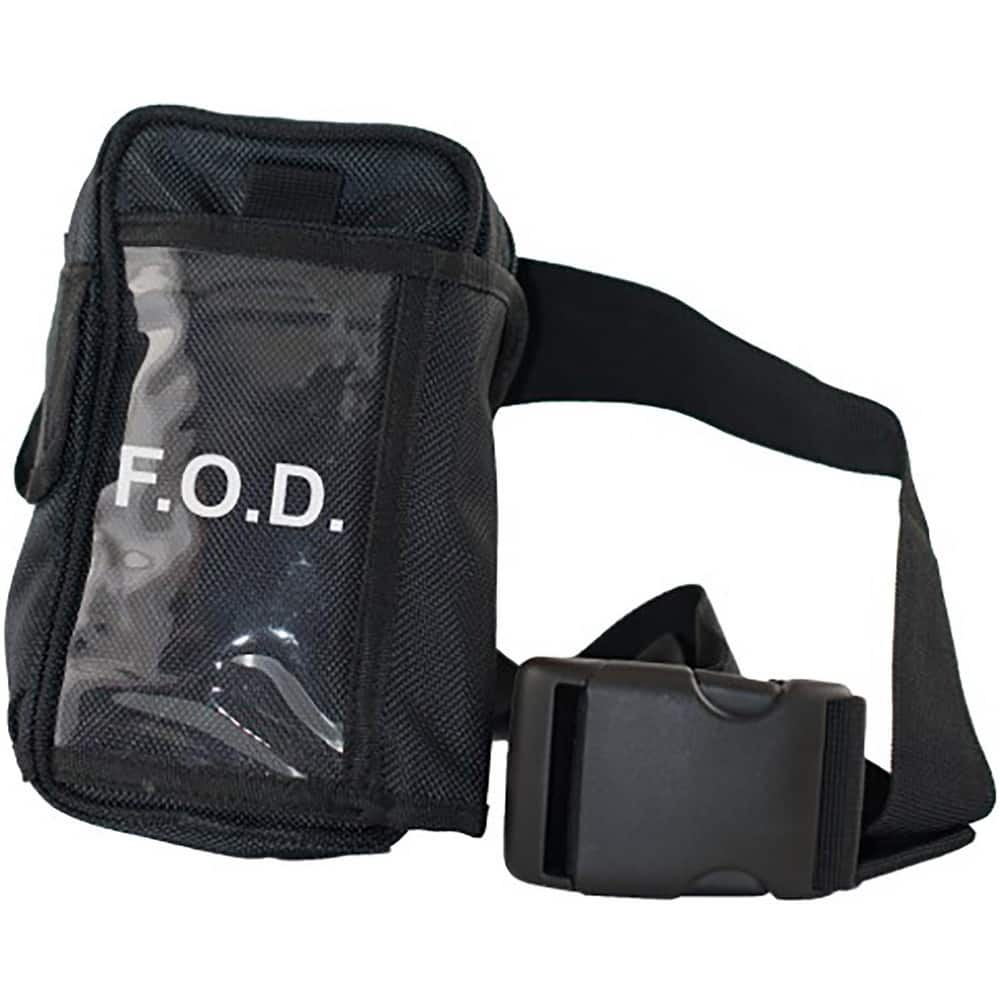 Tool Bags & Tool Totes; Closure Type: Hook & Loop; Zipper; Material: Vinyl; Overall Width: 4; Overall Depth: 2 in; Overall Height: 7.5 in; Color: Black; Number Of Pockets: 3.000