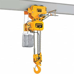 Harrington Hoist - Electric Hoists Type: Electric Chain Hoist Load Capacity (Ton): 10 - Americas Tooling