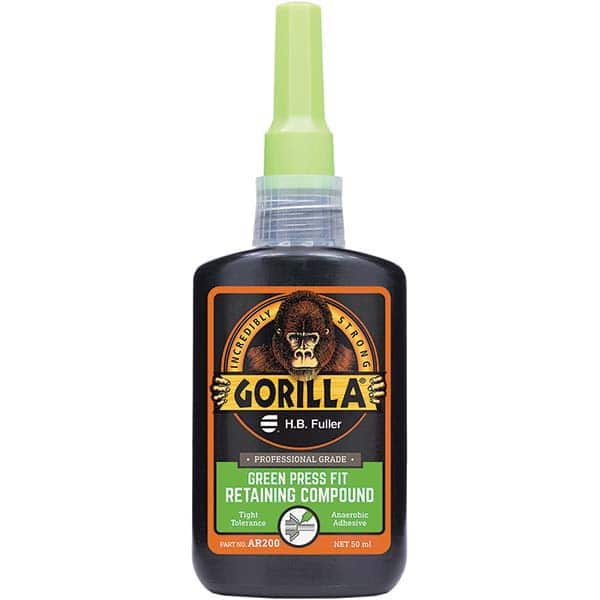 GorillaPro - 50 mL Bottle, Green, Press Fit Retaining Compound - Americas Tooling