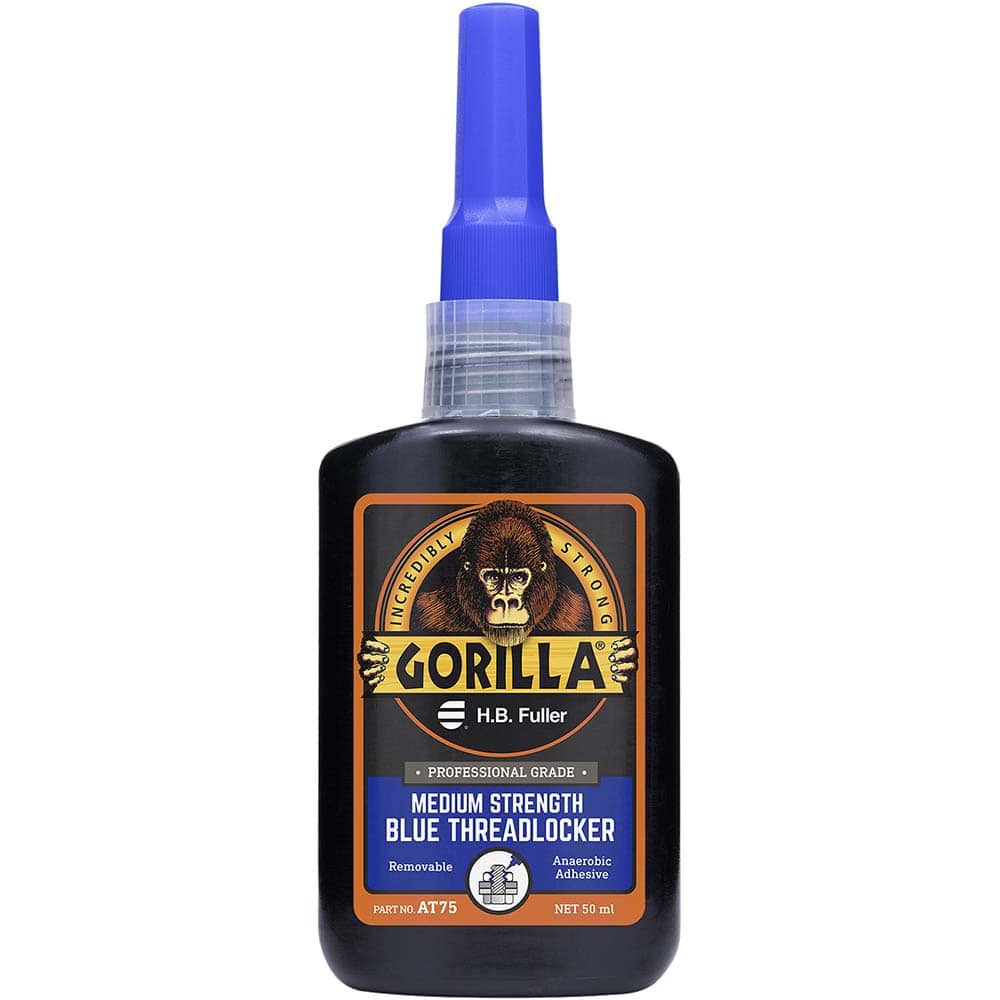 GorillaPro - 50 mL Bottle, Blue, Medium Strength Threadlocker - Americas Tooling