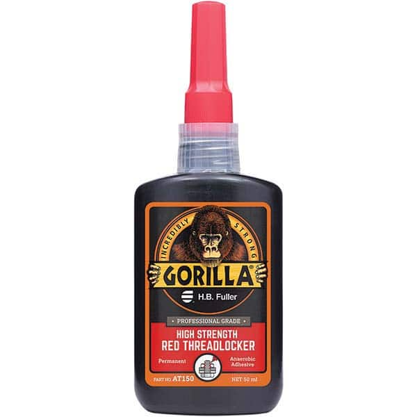 GorillaPro - 50 mL Bottle, Red, High Strength Threadlocker - Americas Tooling