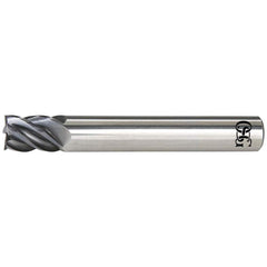 OSG - VGM5-LN, 1/2" Diam, 5/8" LOC, 1/2" Shank Diam, 4" OAL, 5-Flute Carbide Square End Mill - Exact Industrial Supply