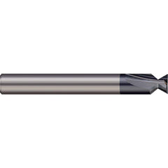 Harvey Tool - 10° 5/64" Cut Diam, 7/64" Cut Width, Solid Carbide Dovetail Cutter - Exact Industrial Supply