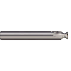 Harvey Tool - 50° 0.33" Cut Diam, 3/32" Cut Width, Solid Carbide Dovetail Cutter - Exact Industrial Supply