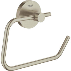 Grohe - Washroom Shelves, Soap Dishes & Towel Holders; Type: Toilet Paper Holder ; Material: Metal ; Length (Inch): 4.6 ; Width (Inch): 2-1/8 ; Depth (Inch): 1.73 ; Finish/Coating: Chrome - Exact Industrial Supply