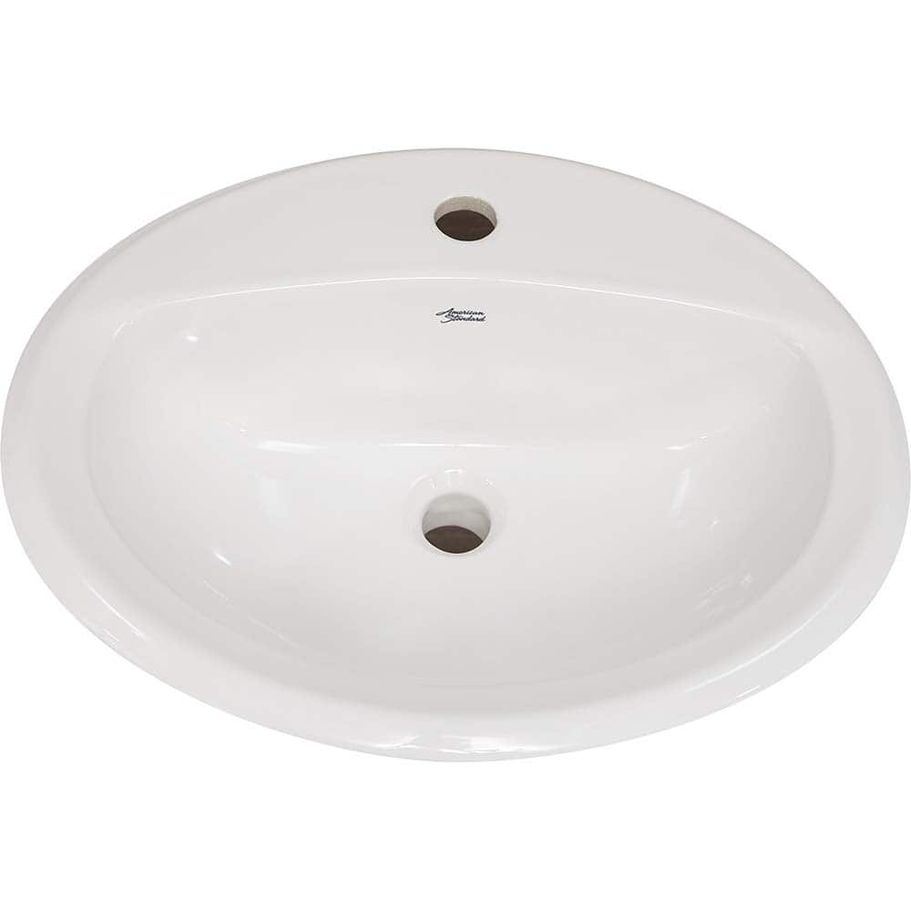 Sinks; Type: Drop-In Sink; Outside Length: 17-3/8; Outside Width: 20-3/8; Outside Height: 7-3/8; Inside Length: 10; Inside Width: 16; Depth (Inch): 5-5/8; Number of Compartments: 1.000; Includes Items: Cut-Out Template; Drop-In Sink; Material: Vitreous Ch