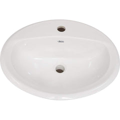 Sinks; Type: Drop-In Sink; Outside Length: 17-3/8; Outside Width: 20-3/8; Outside Height: 7-3/8; Inside Length: 10; Inside Width: 16; Depth (Inch): 5-5/8; Number of Compartments: 1.000; Includes Items: Cut-Out Template; Drop-In Sink; Material: Vitreous Ch