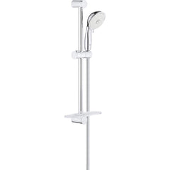 Grohe - Shower Heads & Accessories; Type: Hand Shower ; Material: Metal ; GPM: 2.50 ; Face Diameter: 4 (Inch); Finish/Coating: Polished Chrome ; Settings: Spray, Pulse, Combination Pulse-Massage - Exact Industrial Supply