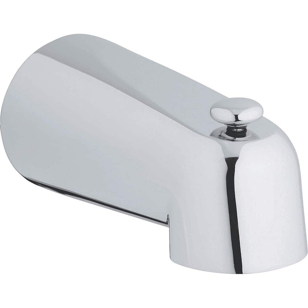 Grohe - Shower Heads & Accessories; Type: Tub Spout ; Material: Metal ; GPM: 2.50 ; Face Diameter: 5 (Inch); Finish/Coating: Polished Chrome ; Settings: Spray, Pulse, Combination Pulse-Massage - Exact Industrial Supply