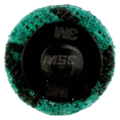 Quick-Change Disc: Roloc TR, 3/4″ Disc Dia, Ceramic, Non-Woven Green, Non-Woven Backed, 30,000 RPM