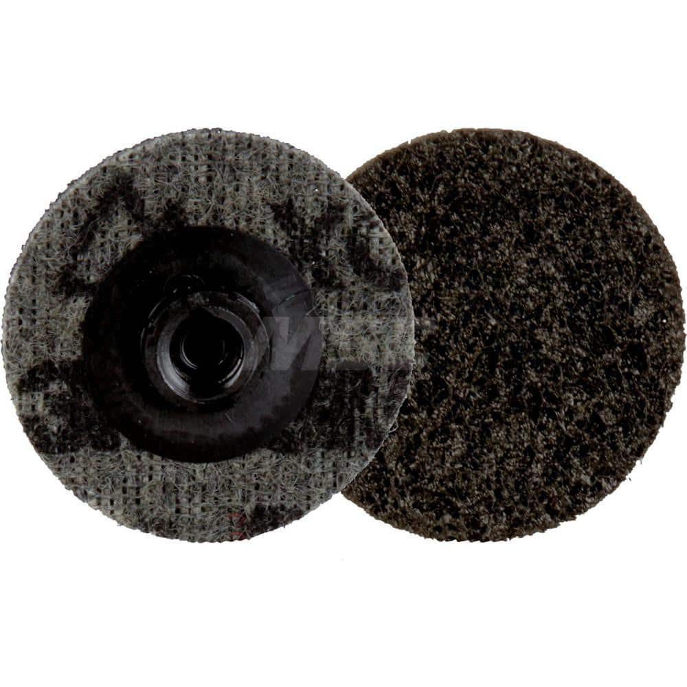 Quick-Change Disc: Roloc TS, 2″ Disc Dia, Ceramic, Non-Woven Gray, Non-Woven Backed, 25,000 RPM