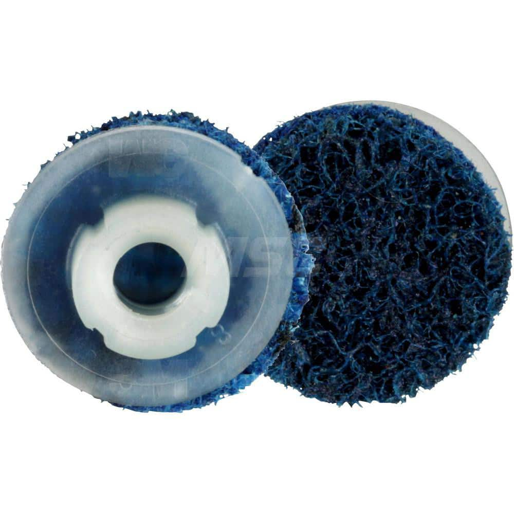 Quick-Change Disc: Roloc TS, 3/4″ Disc Dia, Ceramic, Non-Woven Blue, Non-Woven Backed, 30,000 RPM