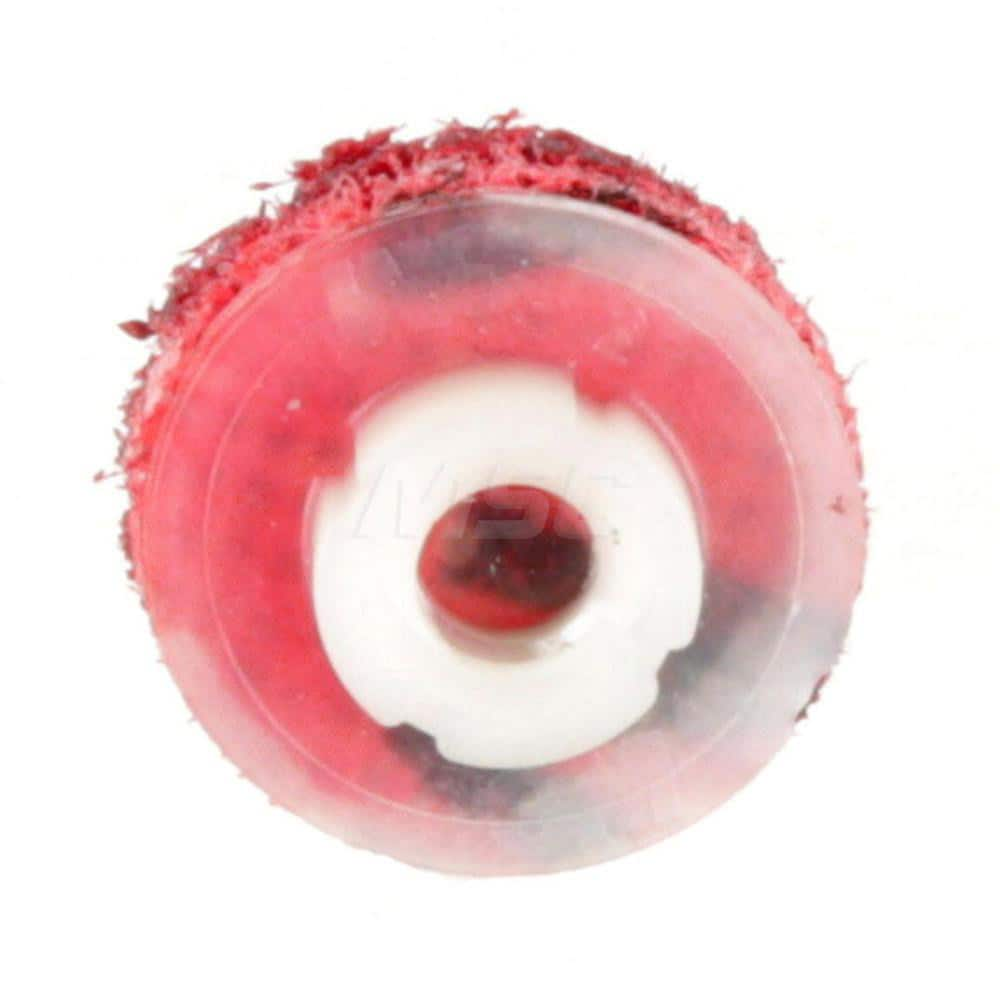 Quick-Change Disc: Roloc TS, 3/4″ Disc Dia, Ceramic, Non-Woven Red, Non-Woven Backed, 30,000 RPM