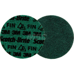 Quick-Change Disc: CD, 5″ Disc Dia, Ceramic, Non-Woven Green, Non-Woven Backed, 12,000 RPM