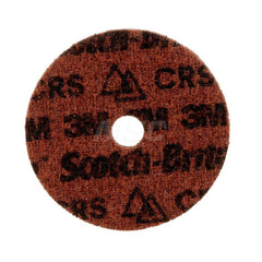 Quick-Change Disc: CD, 4″ Disc Dia, Ceramic, Non-Woven Brown, Non-Woven Backed, 15,000 RPM