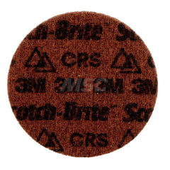 Quick-Change Disc: CD, 4″ Disc Dia, Ceramic, Non-Woven Brown, Non-Woven Backed, 15,000 RPM