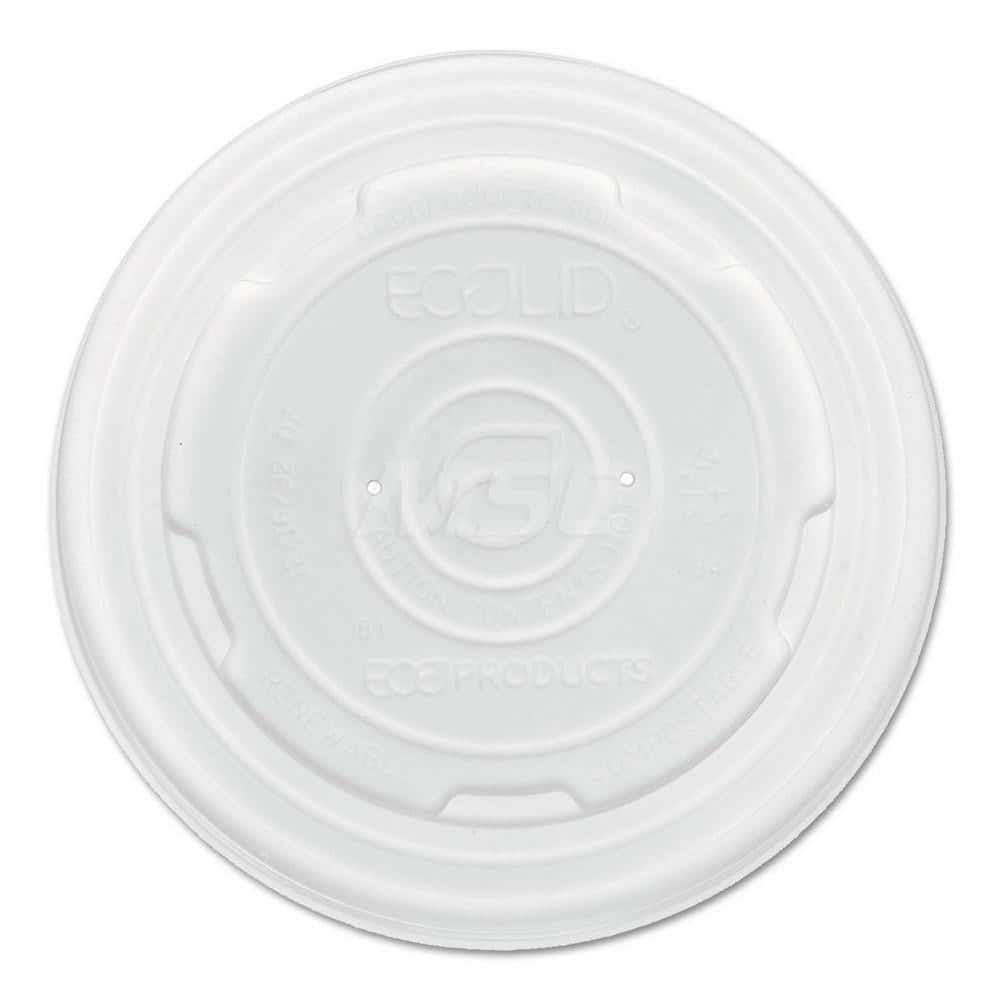 Food Container Lids; For Use With: Eco-Products EP-BSC8-WA; Shape: Round; Material Family: Plastic; Color: Translucent