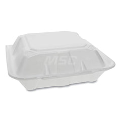 Food Containers; Container Type: Food Storage Container; Shape: Square; Overall Height: 3.25 in; Lid Type: Hinged Lid; Height (Decimal Inch): 3.25 in; Type: Food Storage Container