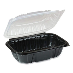 Food Containers; Container Type: Food Storage Container; Shape: Rectangular; Overall Height: 3 in; Lid Type: Hinged Lid; Height (Decimal Inch): 3 in; Type: Food Storage Container