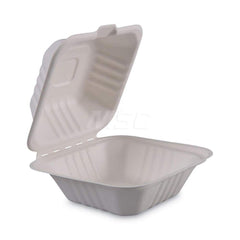 Food Containers; Container Type: Food Storage Container; Shape: Square; Overall Height: 3.19 in; Lid Type: Hinged Lid; Height (Decimal Inch): 3.19 in; Type: Food Storage Container