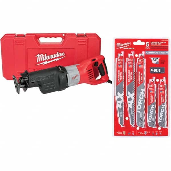 Milwaukee Tool - Electric Reciprocating Saws Amperage: 15.00 Strokes per Minute: 2800 - Americas Tooling