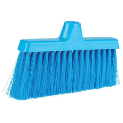 Angled Brooms; Handle Connection Type: Threaded; Brush Width (Decimal Inch): 9.8000; Bristle Material: Polypropylene; Bristle Color: Blue; Flagged: No; FSIS Approved: No; Water Resistant: Yes; Locking Handle: No; Recommended Handle: 294013; Thickness (Inc