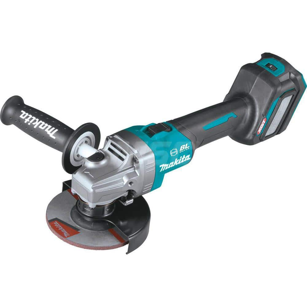 Corded Angle Grinder: 4-1/2 to 5″ Wheel Dia, 8,500 RPM, 5/8-11 Spindle 40V, Slide Switch