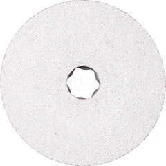 Fiber Disc: 4-1/2″ Disc Dia, 80 Grit, Ceramic Oxide