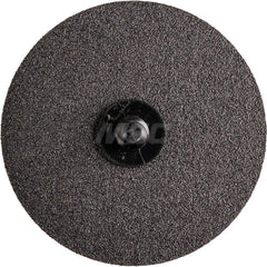 Quick-Change Disc: CDR, 3″ Disc Dia, 120 Grit, Silicon Carbide, Coated Gray, Polyester Backed, 2,500 RPM