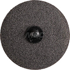 Quick-Change Disc: CDR, 3″ Disc Dia, 80 Grit, Silicon Carbide, Coated Gray, Polyester Backed, 2,500 RPM