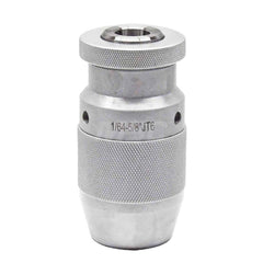 Drill Chuck: 1/64 to 5/8″ Capacity, Jacob Taper Mount, JT6 Keyless