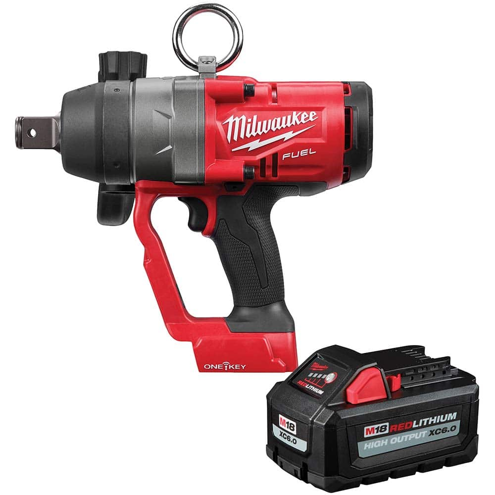 Milwaukee Tool - Cordless Impact Wrenches & Ratchets Voltage: 18.00 Drive Size (Inch): 1 - Americas Tooling