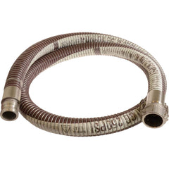 Novaflex - Chemical & Petroleum Hose; Inside Diameter (Inch): 1.5 ; Outside Diameter (Inch): 2 ; Overall Length: 5 (Feet); Type: Chemical Handling Hose ; Connection Type: Cam and Groove ; Minimum Temperature (F): -40.000 - Exact Industrial Supply