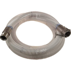 Kuriyama of America - Food & Beverage Hose; Inside Diameter (Inch): 4 ; Outside Diameter (Decimal Inch): 4.7600 ; Length (Feet): 20 ; Bend Radius (Inch): 10 ; Maximum Working Pressure (psi): 35.000 ; Vacuum Rating: 24 In. Hg; 20 In Hg - Exact Industrial Supply