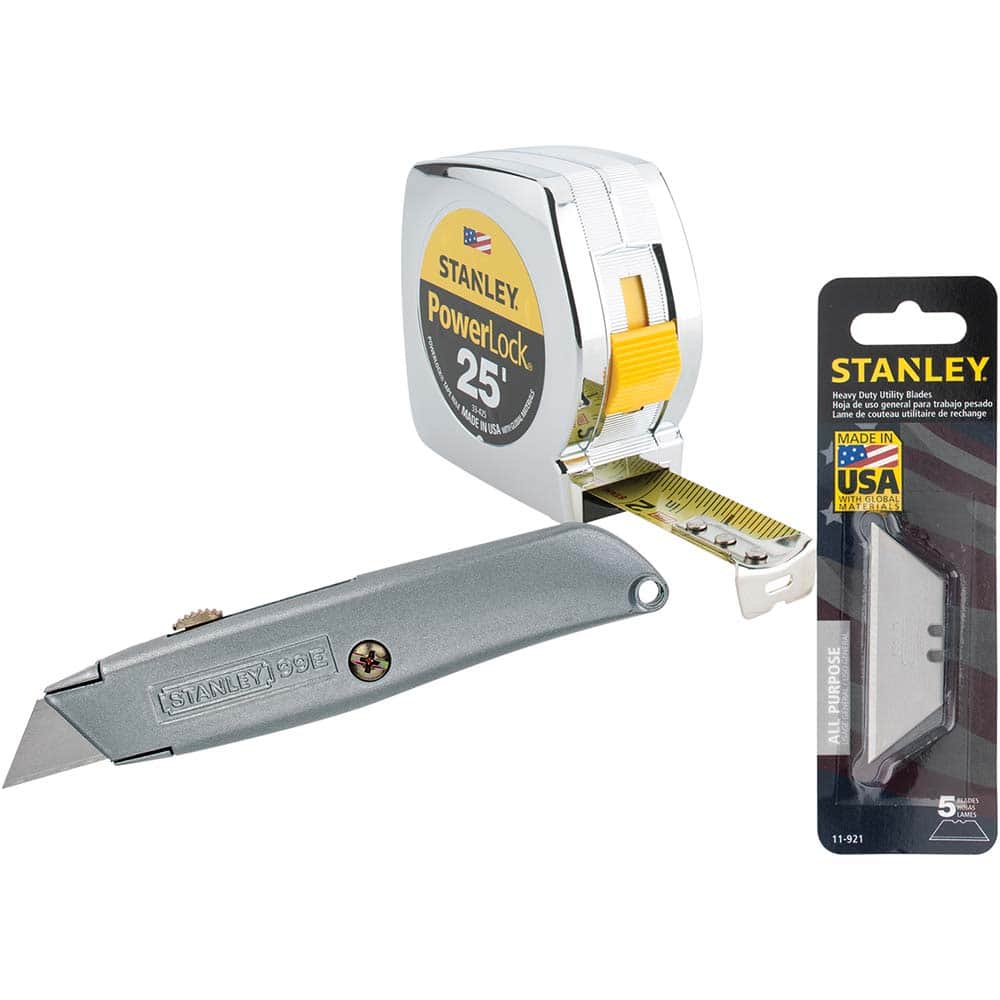 Stanley - Utility Knives, Snap Blades & Box Cutters Type: Retractable Utility Knife Blade Type: Retractable - Americas Tooling