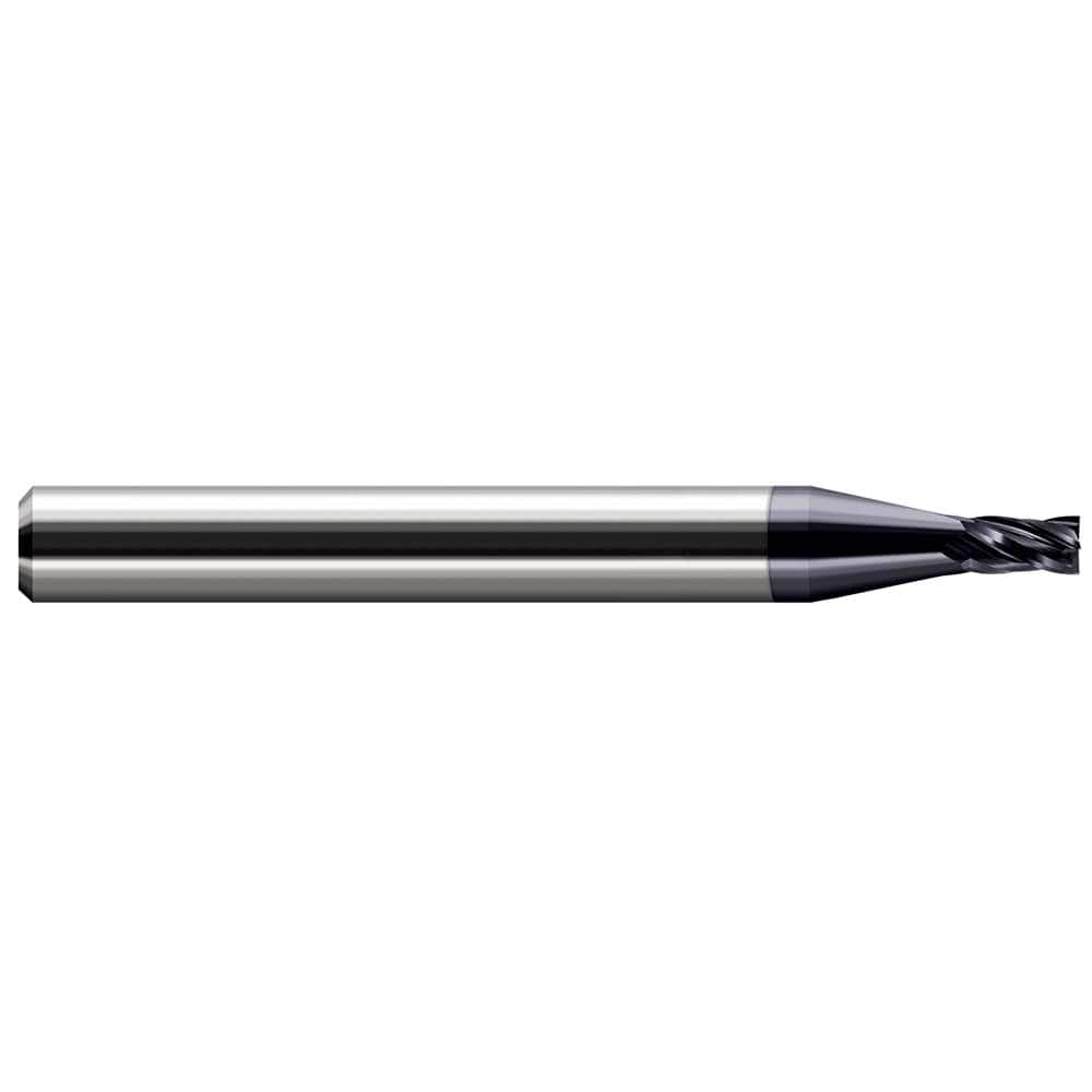 Harvey Tool - 0.08", 0.12" LOC, 1/8" Shank Diam, 1-1/2" OAL, 2 Flute Solid Carbide Square End Mill - Exact Industrial Supply