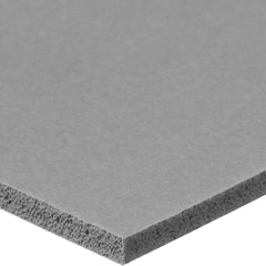 USA Sealing - Rubber & Foam Sheets; Material: Silicone ; Thickness (Inch): 1/16 ; Hardness: Medium ; Width (Inch): 12.0000 ; Length (Inch): 24 ; Color: Gray - Exact Industrial Supply