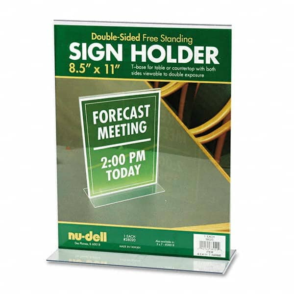 NuDell - Display & Organizer Accessories Type: Sign Holder For Use With: Signs - Americas Tooling